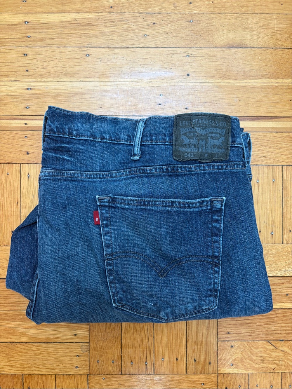 Levi's Men's Dark Blue Straight Jeans